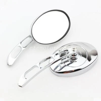 Espejos retrovisores cromados para moto Honda VTX1300 R S C T VTX1800 C T N F R S Foto 1 de 4