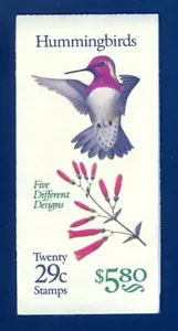 US 2646a BK201 Hummingbirds, Complete Booklet/20, Mint NH - Picture 1 of 2