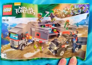 NUR BOOKLET - für Lego 79116 TMMT Big Rig Snow Getaway. - Bild 1 von 2