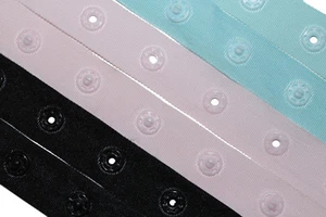 Body-Verschluss, Druckknopfband - Meterware - Bild 1 von 8