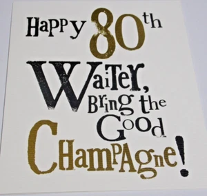80th Birthday Card. The Bright Side Range of Cards. (BS1) - Picture 1 of 2