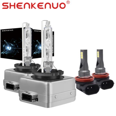 Para BMW X6 2008-2012 2013 2014 LED HID faros bombillas haz alto/bajo + luz antiniebla Foto 1 de 4