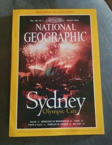 National Geographic August 2000 Sydney Olympic City, Zulus, Madagascar, Angkor - Imagen 1 de 1