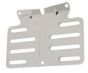 CHROME STEEL LICENSE PLATE BRACKET MOUNT fits HARLEY TOURING MODELS 09-UP #13126 - Picture 1 of 3