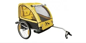 NEU M-Wave Kids Ride Kinder/Gepäck-Fahrradanhänger Alu gefedert faltbar NP 459 € - Bild 1 von 5