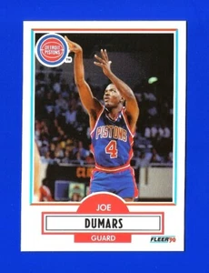 1990-91 Fleer BASKETBALL #55 JOE DUMARS NRMINT+ HOF DETROIT PISTONS (SB1) - Bild 1 von 2