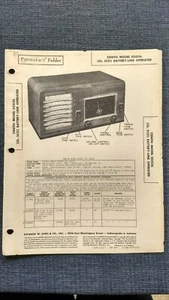 Sams Photofacts Folder Radio Schematics Repair Zenith Model 5G036 (Ch. 5C51) - Picture 1 of 1