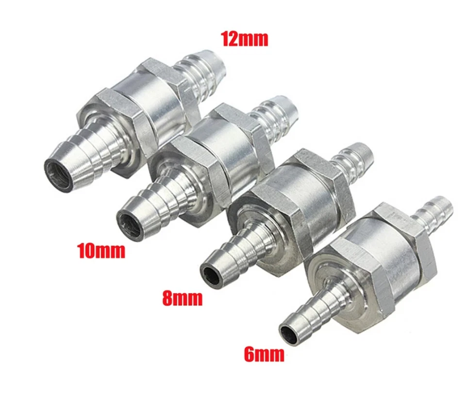 INNOFINITY ONE WAY FUEL NON RETURN CHECK VALVE 6 8 10 12 MM PETROL DIESEL OIL WATER BIO