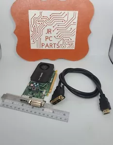 HP NVIDIA Quadro K420 PCIe Video Card DVI to HDMI Cable Windows 10 Video Card - Picture 1 of 6