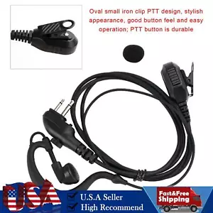 Headset Oval PTT in one Walkie-Talkie For HTY TC-600 TC-610 TC-620 TC-618 TC-700 - Picture 1 of 12