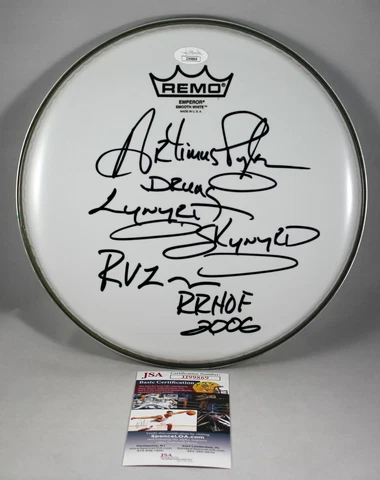 ARTIMUS PYLE SIGNED DRUMHEAD LYNYRD SKYNYRD HOF INSCRIPTION AUTOGRAPHED +JSA COA Cover
