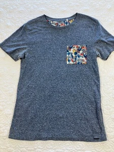 On the Byas Mens Small Floral Tropical Pocket Tee Short Sleeve Crewneck T-Shirt - Picture 1 of 8