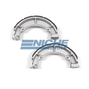 Zapatas de freno traseras ranuradas para Kawasaki KZ550 KZ 550 C1-C4 LTD 80-83 - Imagen 1 de 2
