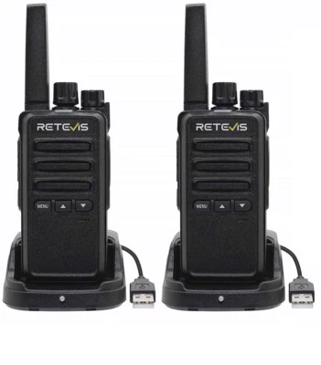Retcvis RT668 Walkie Talkies für Erwachsene Sicherheit Zwei-Wege-Funkgeräte A9175B UK-Stecker - Bild 1 von 2