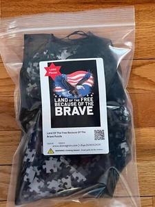 Land of The Free Home Of The Brave 1,000 Piece Puzzle - Picture 1 of 2