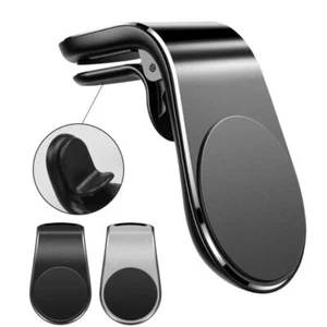 Magnetic Car Phone Holder L-Type Car Phone Stand Clip All Model Cellphone - Zdjęcie 1 z 9
