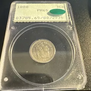1888 3CN PR-65 CAC Rattler - Picture 1 of 2