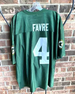 Camiseta deportiva verde de los Green Bay Packers Brett Favre de 4 jugadores de la NFL para hombre 2XL - Imagen 1 de 14