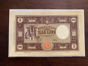 1000 LIRE BARBETTI 12/12/1942 FDS - Foto 1 di 4
