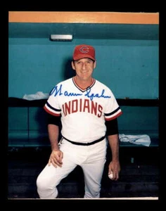 Warren Spahn Hand Signed 8x10 Photo Autograph Indians - Picture 1 of 1