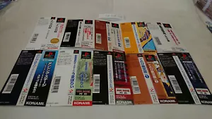 10X SPINE CARD MIXED LOT 039 SONY PLAYSTATION VIDEOGAMES PS JAP JAPANESE PSX PS1 - Picture 1 of 1