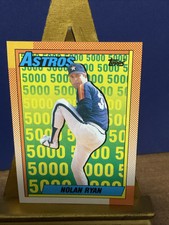 Nolan Ryan 1990 Topps Baseball 5000 Ks Card # 4 Houston Astros