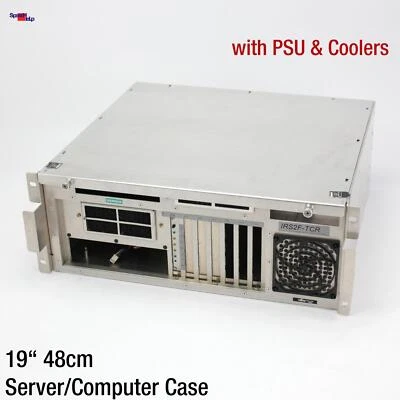 19" 48CM ATX Carcasa Aluminio Servidor Estación de Trabajo Computadora 400W PSU Ventilador Foto 1 de 4