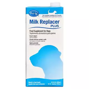 PetAg Milk Replacer Liquid for Dogs and Puppies, 32 fl oz - Picture 1 of 7
