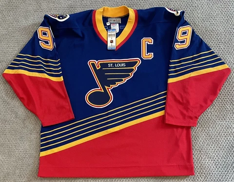 Wayne Gretzky St. Louis Blues Double Tagged CCM Authentic Pro Jersey Size 54 New Cover
