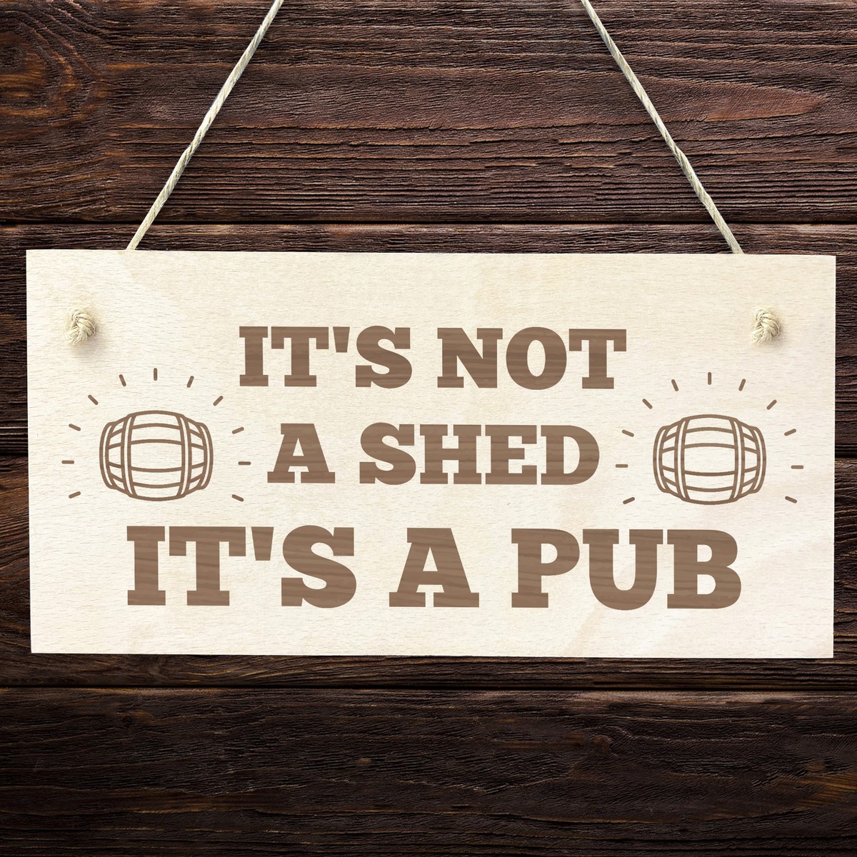Rustic Wooden Pub Signs