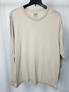 ANTIGUA MARINA Clásica Cuello Redondo Algodón Mangas Largas Beige Talla XXL Nueva con Etiquetas - Imagen 1 de 1