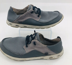 Columbia Bahama Shoes Vent PFG Lace Relaxed Slip On Comfort Mens Size 13 Gray 