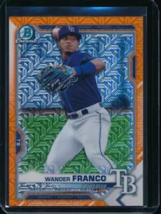 WANDER FRANCO 2021 Bowman Chrome Prospects MEGA BOX ORANGE REFRACTOR #/25 RC - Picture 1 of 1
