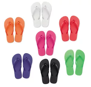 10 Donna Infradito Regalini per Feste Tanga Scarpe Matrimonio Spa Spiaggia M & L - Foto 1 di 62