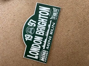 London To Brighton Mini Run 1997 Rare Mini Plaque - Picture 1 of 7