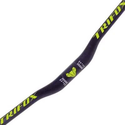 Manillar elevador de bicicleta MTB de fibra de carbono completa de 31,8 mm longitud 740 mm/800 mm 3K mate Foto 1 de 4