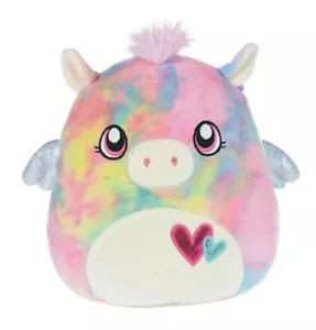 Cravatta Squishmallow 8"" Paisley il Pegacorno San Valentino tinta Kellytoy - Foto 1 di 7