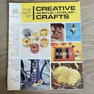 The Art Of Creative Acrylic (Hyplar) Crafts The Grumbacher Library 1976 - Foto 1 di 4
