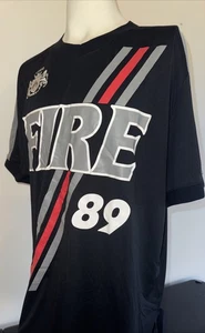 Eight & Nine Mfg Miami Shirt 2xl T-shirt Soccer Jersey 8&9 2Sided 89 Fuego Fire - Picture 1 of 9