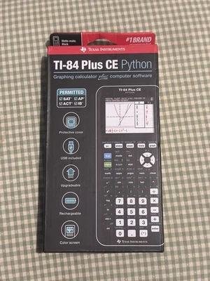 TI 84 PLUS CE PYTHON GRAPHING CALCULATOR NEW & Sealed - Image 1 of 2