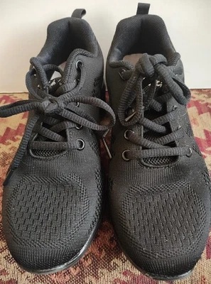 Zapatos de Baile Hip Hop Deportivos Europeos Negros Imitación Cuero Talla EU 35 - Usados una vez Foto 1 de 4