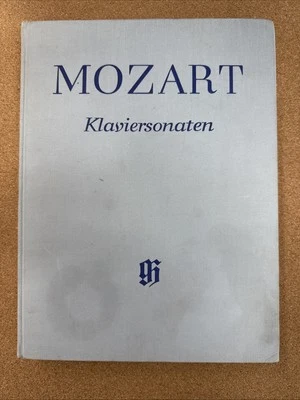Mozart Klaviersonaten Vintage German Music Book Walther Lampe Neue Verbesserte A - Image 1 of 4