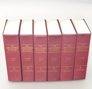 The Anchor Bible Dictionary: David Noel Freedman 1992 Complete Set 1-6 Hardcover - Picture 1 of 10