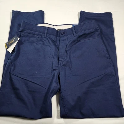 New Polo Ralph Lauren Men's 34x32 Navy Performance Golf Tailored Fit Pants $125 - Image 1 of 4