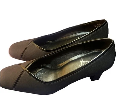 Zapatos de salón Life Stride retro negros vintage 8 1/2 M caja original nuevos Foto 1 de 4