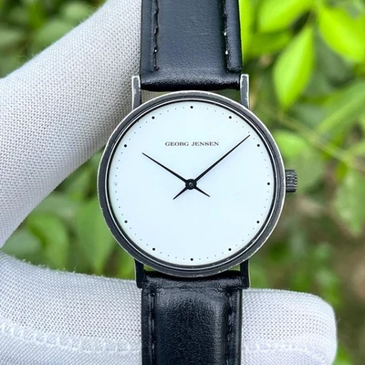 Vintage Georg Jensen No. 321 Henning Koppel Swiss Men's Quartz Watch ETA 955.432 - Image 1 of 4