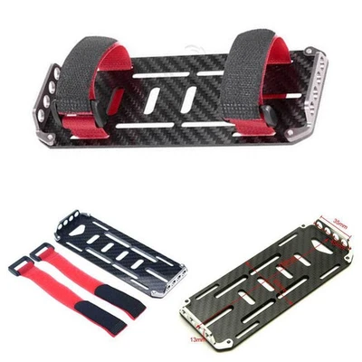 Carbon Fiber Battery Tray Holder Mount For Axial SCX10 1/10 RC Car Crawler - Image 1 of 4