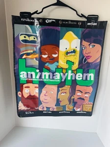 SDCC 2025 Comic Con Official Swag Tote Bag With Hulu Anamayhem Design On Back - Picture 1 of 8