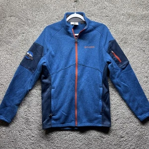 Spyder Jacke Herren mittelblau Full Zip Fleece Outdoor Wandern Camping 205025 - Bild 1 von 15