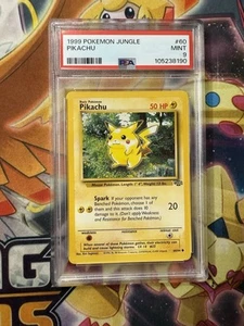1999 POKEMON JUNGLE PIKACHU #60 PSA 9 MINT - Picture 1 of 2